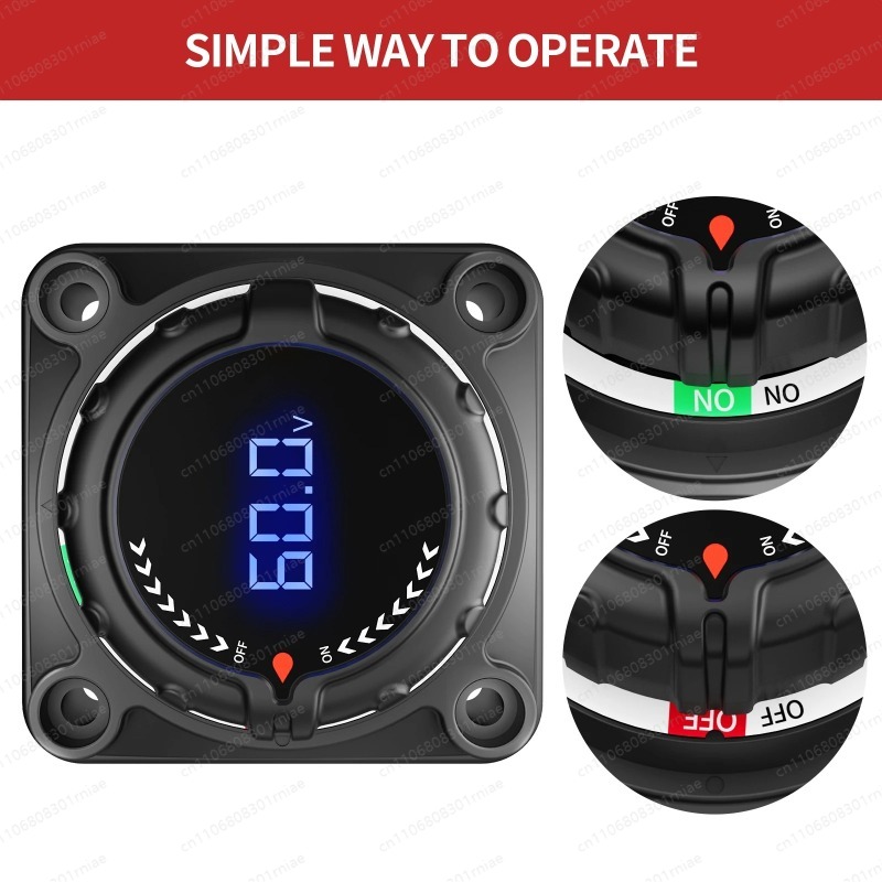 Wyłącznik akumulatora z woltom – Battery Disconnect Switch Master Cut Off recenzja i cena